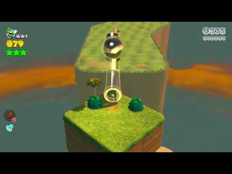 Super Mario 3D World (Switch) 5-4 Itemless Speedrun - Time: 56 (TWR)