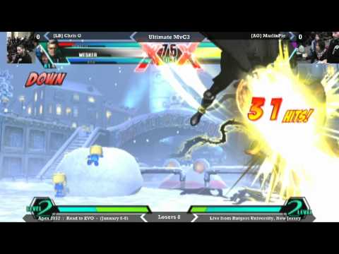 Apex 2012 - UMvC3 L8 - [LB] ChrisG VS [AG] MarlinPie