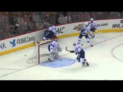 Keith Aulie hits Tim Brent