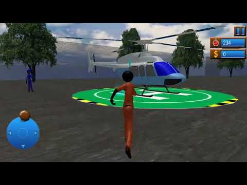 US Stickman Prisoner Transporter Police Airplane  Android Gameplay