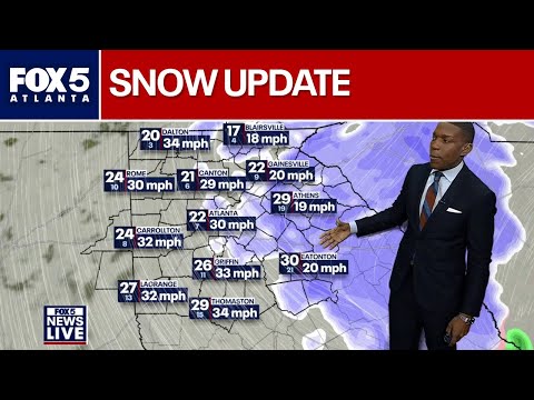 Snow update: Winter storm warning now includes Atlanta | FOX 5 News