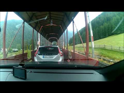 Car train from Bahnhof Böckstein to Mallnitz Obervellach