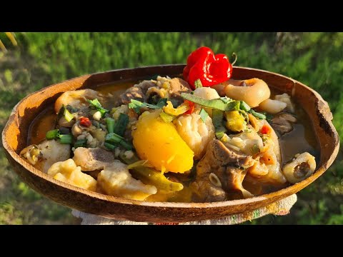 Fireside Magic: 🇹🇹Trini Garden Soup with Fresh Herbs 🌿