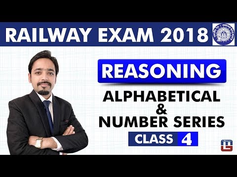 Alphabetical & Number Series | Reasoning By Puneet Sir | Class - 4 | RRB | Railway ALP / Group D Video