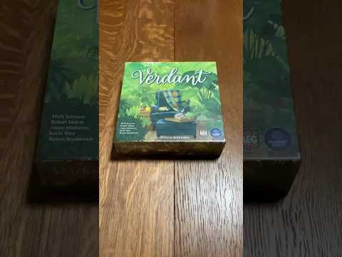 Unboxing Verdant by AEG and Flatout Games #boardgames