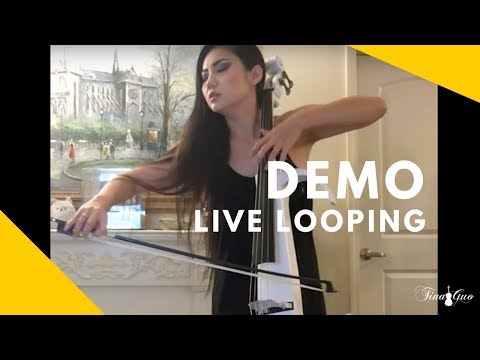 Tina Guo - Electric Cello Live Looping & Delay Demo (Donner Yellow Fall Analog Delay) (Ditto Looper)