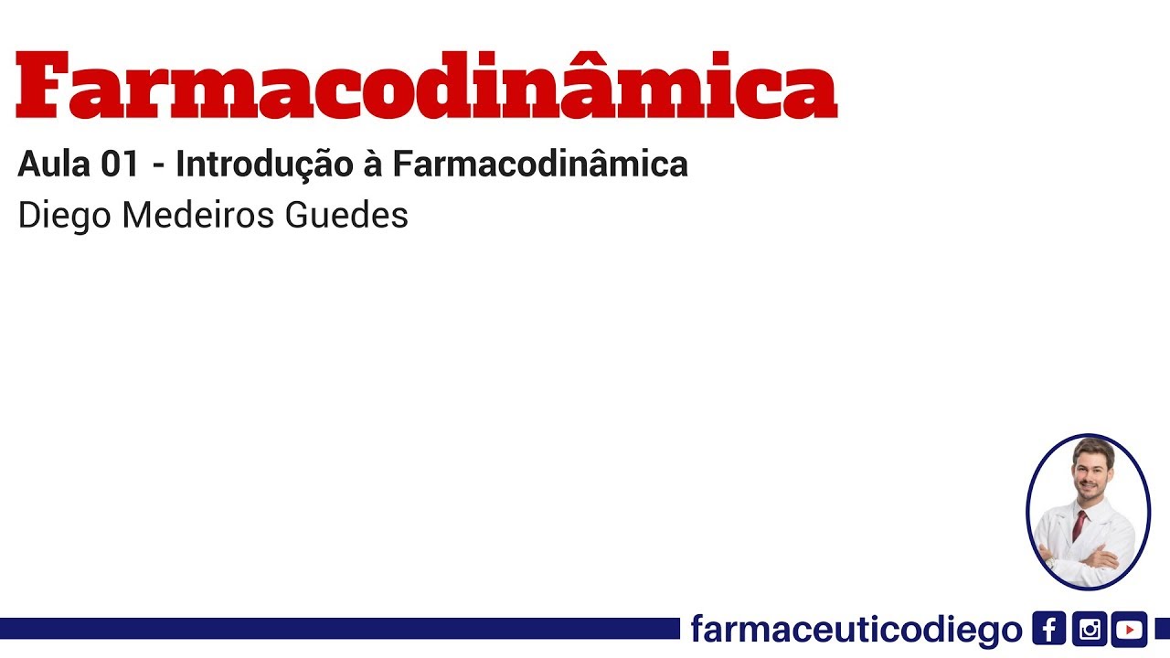 Farmacodinâmica - Aula #01 - Introdução à Farmacodinâmica