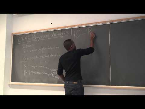 Math 209 Lecture 17 - Regression Analysis and Intro to Probability