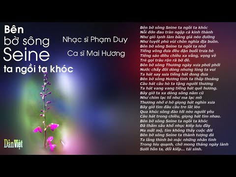 Bên bờ sông Seine ta ngồi ta khóc - Mai Hương