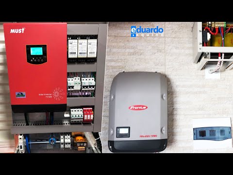 Energia Solar ONGRID e BACKUP com Inversor HÍBRIDO do Aluno Osmair