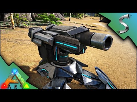 MUTATED KENTROSAURUS! TEK TURRET & TEK GRENADE STRUCTURE DAMAGE TEST - Ark Survival Evolved [S3E102]