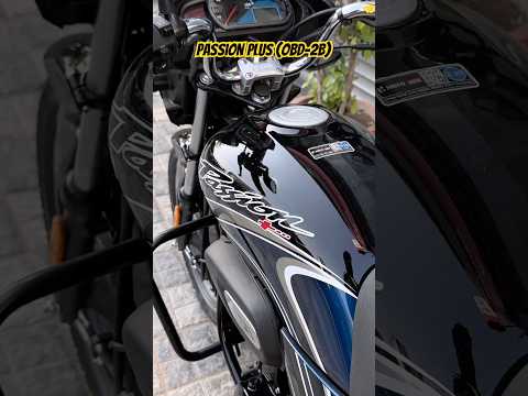 NEW HERO PASSION Plus (OBD-2B) #heromotocorp #heropassionplus