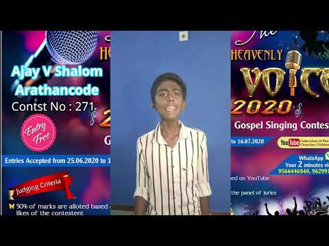 FPC_CDST : The HEAVENLY Voice 2020 - #271 (Ajay V Shalom, Arathancode))