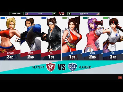 Bread and Butter 27 Losers Finals - Ludovic Vs. Tao - The King of Fighters XV
