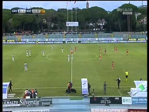 grosseto vs ascoli 2-1 simone zaza