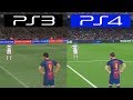 Pro Evolution Soccer 2018 PES | PS4 VS PS3 | Graphics Comparison