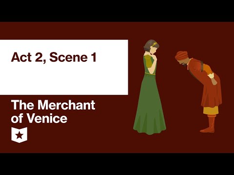 The Merchant of Venice by William Shakespeare | Act 2, Scene 1