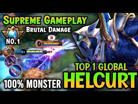 Supreme 1 Helcurt!! Top 1 Global Helcurt Best Build And Emblem 2022 - Mobile Legends