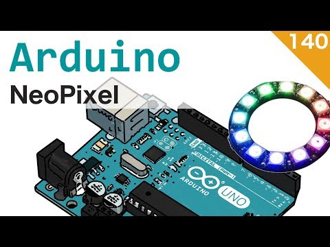Controllare una striscia di LED Neopixel con Arduino - #140