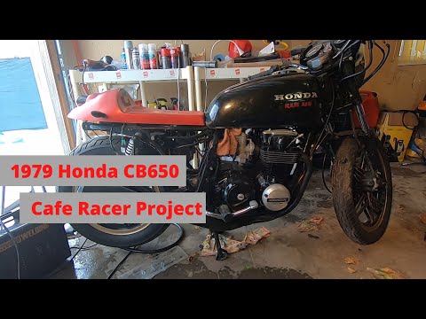 HOMEMADE CAFE RACER- 1979 Honda CB650 project Pt.1- #caferacer #vintagemotorcycle #hondamotorcycles