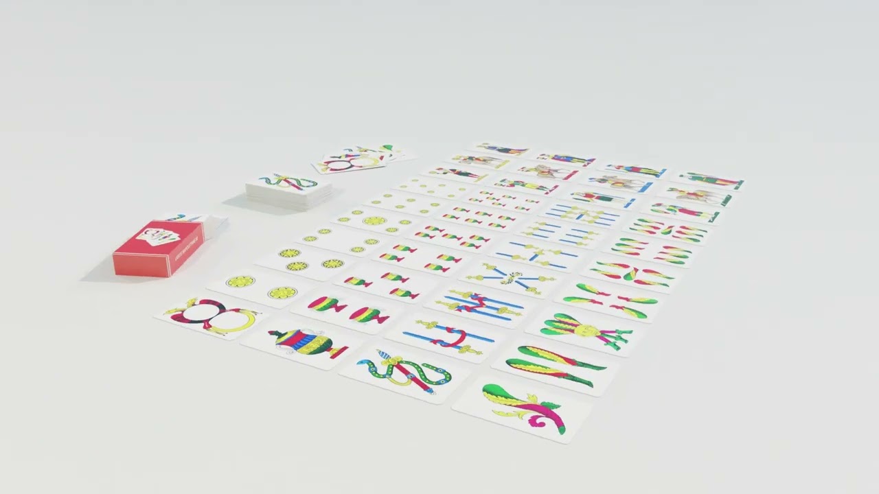 Italian Playing Cards 3D Model