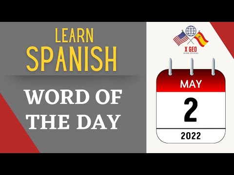 Learn Spanish ► WORD OF THE DAY ► How to Say [crunchy] in Spanish ► DAILY PHRASE 05/02/22 ► #XGEO