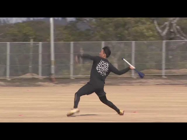 【春季キャンプ】バファローズ・山本由伸の練習法といえばコレ!! 2022年2月1日 オリックス・バファローズ