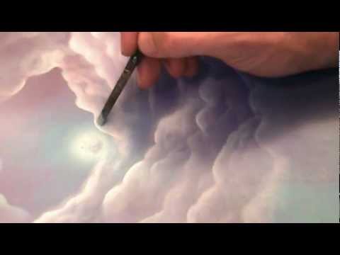 Thumbnail of How to paint a fantasy fairy tale landscape and clouds with acrylics by artist Philippe Fernandez