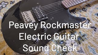 Video thumbnail for Peavey Rockmaster Electric Guitar Sound Check by The Guitarman 28