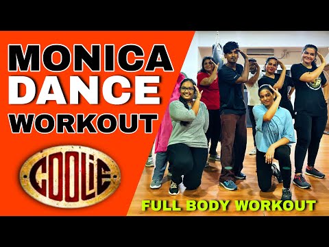 MONICA DANCE WORKOUT / dance fitness/ Zumba #coolie #zumba #monica #tamilsong #workout