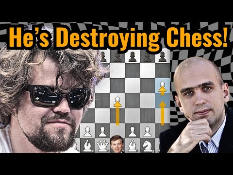Magnus Carlsen's RIDICULOUS New Opening Confuses And DESTROYS Elite GM! (Its Utterly Absurd!)