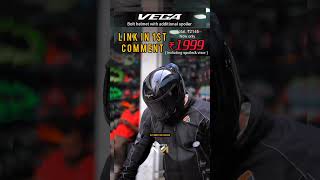 Vega Bolt Black Helmet | Black agv k1 | BEST Affordable Vega Helmet 😈🔥 #shorts