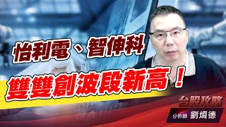 怡利電、智伸科雙雙創波段新高！｜台股攻略｜劉烱德 (圖)