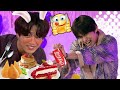 Yummy Food Pajama party 🥳 // Hindi dub