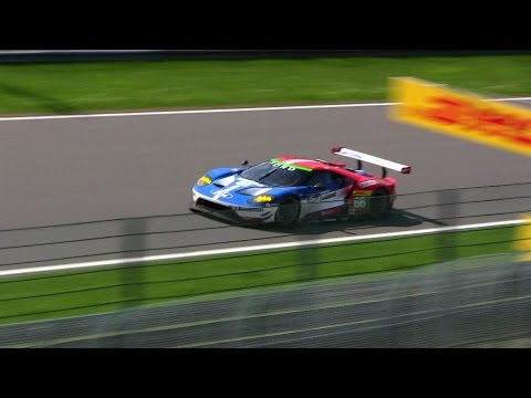 New Ford GT le-mans race-car in ACTION!