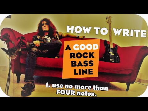 How to write a good rock bass line - 8 tips in 8 minutes