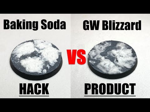 How To Paint Snow Base HACK! - Did He Just Use BAKING SODA?!