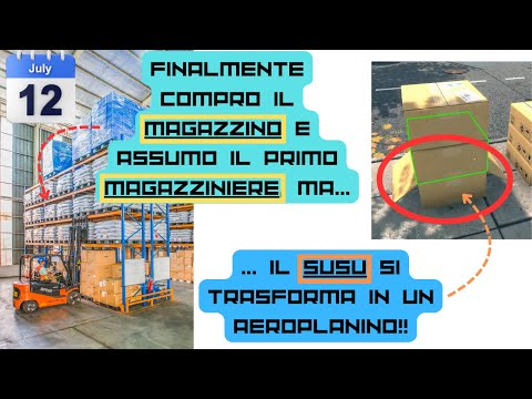 ECCOLO IL MAGAZZINO!!!! E ovviamente anche il MAGAZZINIERE!! Supermarket Simulator #12 | ITA