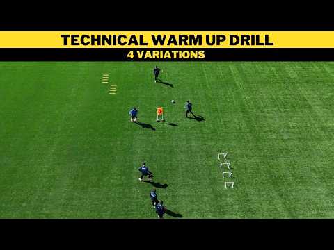 Technical Warm Up Drill | 4 Variations | Football/Soccer Training thumbnail