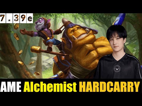 🤯AME [Alchemist] CARRY 7.39e - DOTA 2 HIGHEST MMR MATCH#dota2   #dota2gameplay