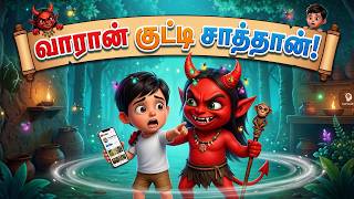 Download lagu Varan Varan KuttySathan 👻 | Tamil Kids Song | Scary Fun Nursery Rhyme | kukoo papa mp3