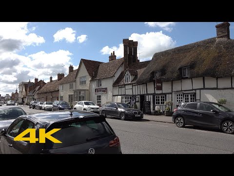 Thame Walk: Town Centre【4K】