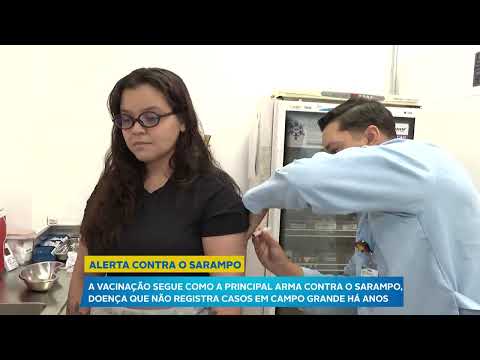 Autoridades de saúde reforçam a importância da vacinação contra o sarampo