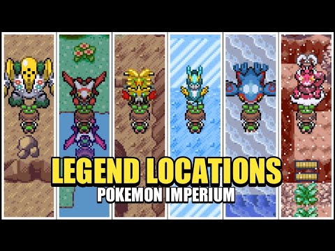 POKEMON IMPERIUM 1.1 - ALL LEGENDARY POKEMON LOCATIONS