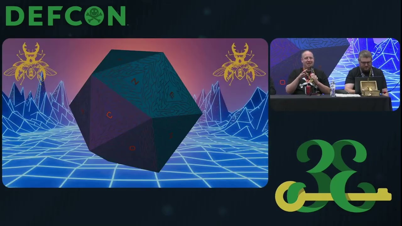 DEF CON 33 - Gold Bug - Puzzle Panel with Friends - The Gold Bug Team 2025