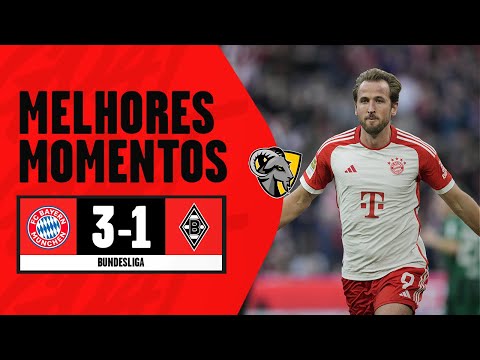 Gols e lances de Bayern x Borussia Mönchengladbach