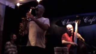 Nicola Jocola jazz drummer with Mauro Verrone quartet "Airegin"