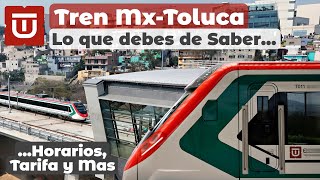 The Mexico City-Toluca Intercity Train is now open! Here's what you need to know after its inaugu...