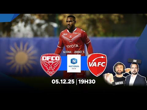 FOOT GRATUIT⚽DIJON/ VALENCIENNES en direct NATIONAL J15 🎙️