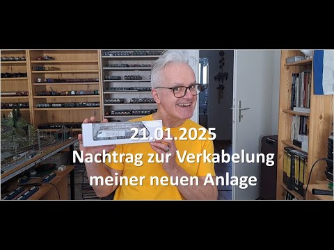 2025-01-21 #Märklin #Modellbahn #Nachtrag zur Verkabelung meiner neuen Anlage
